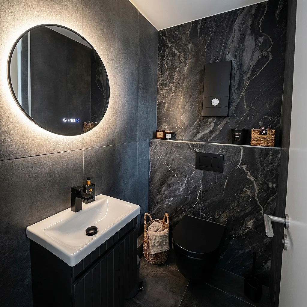 Badezimmer nach der Sanierung (Nachher)